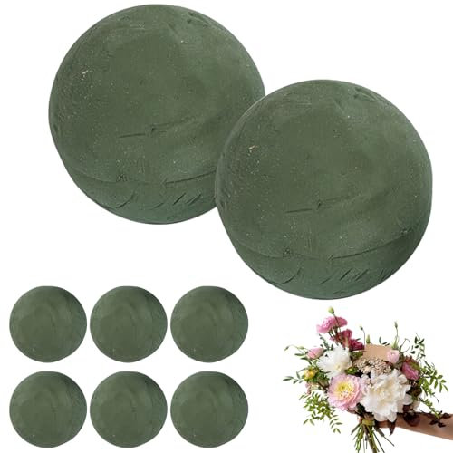 Floral Foam Oasis Briques de mousse en mousse florale 8 pièces 3,54 pouces mousse de fleuriste absorbante boules de mousse bricolage pour les arrangements floraux fournitures d'artisanat
