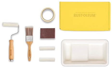 Rust-Oleum Ready to Roll - Eco Paint Kit (Small) - Kitchen Cupboard Gloss Warming Yellows