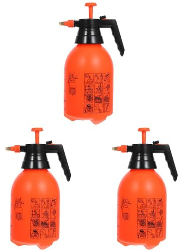 VANZACK 3 pulverizadores de agua de alta presión, pulverizadores de agua de mano, bomba de niebla, botella de pulverización, pulverizador de agua para plantas, pulverizador a presión con bomba,