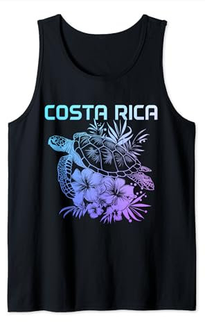 Souvenir zum Tauchen mit Meeresschildkröten aus Costa Rica Tank Top