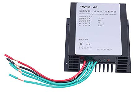Controlador de Turbina Aerogeneradora, Regulador de Energía Eólica Impermeable para el Hogar, 1000W, 48V, Accesorios Profesionales