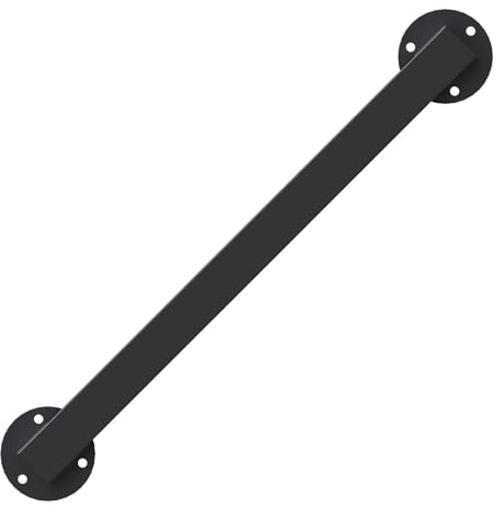 ONLT 60cm Schwarz Handlauf,Treppenhandläufe Eisen