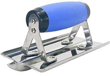 1Pcs Groover Concrete, Strumento di finitura in calcestruzzo in acciaio inossidabile per polvere di mastice, malta cementizia, mortaio bianco, mortaio misto