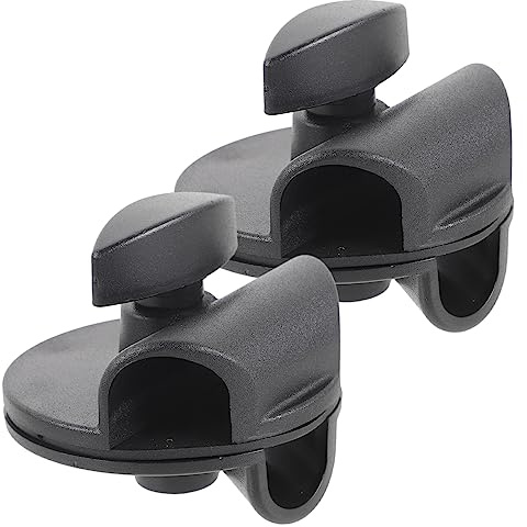 BESPORTBLE 2 Stück Mikrofonhalter Clips aus Robustem Metall und Kunststoff Drehbar für Vertikale und Horizontale Nutzung zur Befestigung Am Mikrofonarm oder Tisch