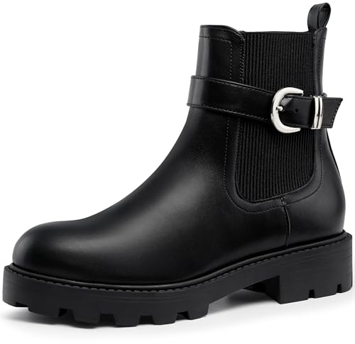 Womens Boots Ladies Comfortable Chelsea Boots Ankle Boots Stylish Classic Shoes for Adults