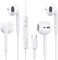 Cuffie con Filo per iPhone 16 15 Samsung, Cuffie USB C Type C con Microfono Hi-Fi Stereo Auricolari USB C con filo In-Ear Cuffie per iPhone 16/16 Plus/16 Pro/16 Pro Max/15, Samsung S25/S24/S23, iPad