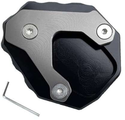 Base Caballete Lateral Moto Almohadilla Placa Base Soporte Accesorio Pata