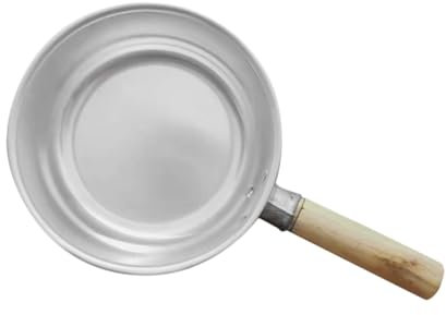 Mobestech Mestolo in Alluminio Spesso con Manico in Legno, Resistente e Portatile per Cucina e Casa, per Acqua e Zuppa, Uso Quotidiano