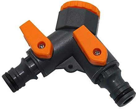 Stop Valve, Garden Hose Splitter Connectors Faucet Switch Irrigation Agriculture Pipe Fitting