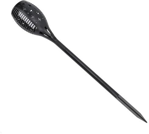 Akozon Lumière de Torche Solaire avec 96 LED - Lampe Décorative étanche pour Les Jardins Extérieurs et Le Camping - Lampe Paysage Solaire Nominale IP65 avec Insert au Sol