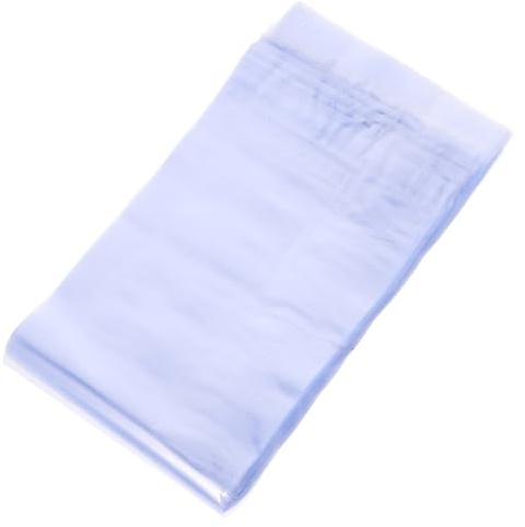 SHINEOFI 100 Stück PVC Schrumpffolie Beutel Klar Langlebige Schrumpffolie mit Starker Hitzeverpackung Einfache Anwendung für Schuhe und Lebensmittel Vielseitige Schutzverpackung