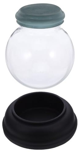 Cabilock Kit de Bola de Nieve de Vidrio Transparente con Base de Resina para Proyectos DIY Fáciles de Ensamblar y Decoración del Hogar