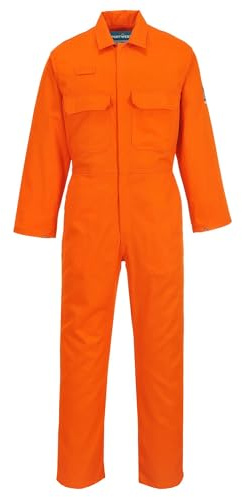 Portwest Flammhemmender Bizweld™ Overall , Größe: L, Farbe: Orange, BIZ1ORRL