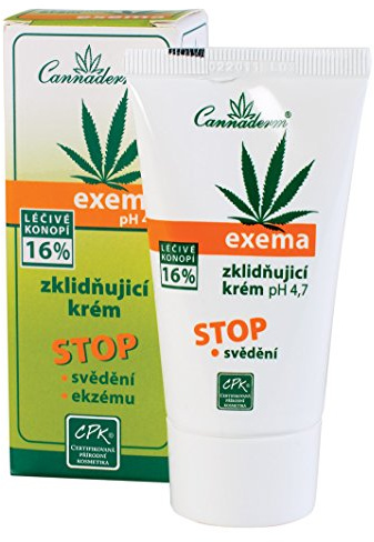 Creme gegen Ekzemen Neurodermitis mit Hanföl CANNADERM EXEMA