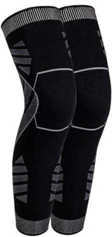 AILYFIRMO 2024 Nouvelle Compression de Jambe complète,Manchon de Genou Long pour soulager la Douleur, Soutien du Genou pour la Course Unisexe