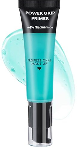 Power Grip Primer mit 4% Niacinamid, Feuchtigkeitsspendender Primer Gesicht Make-up zum Glätten der Haut, Pore Primer unter Foundation, Matte Ölfrei Gel Makeup Basis
