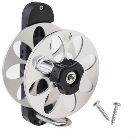 Zoegneer Spear Gun Reel Aluminiumlegierung Speerpistole Rolle Angelrolle Führungsring frei einstellen die Dichtigkeit für viele Speerpistolen