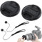 58mm Lens Cap Camera Front Lens Cap Cover 2 Pack with Leash Hole Bundle for Nikon Canon EOS 2000D 1300D 1200D 850D 800D 760D 750D 700D 650D 100D 200D 250D EF-S 18-55mm Lens DSLR Cameras