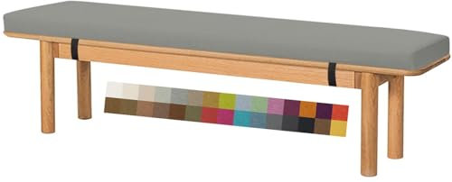 Bankauflage Outdoor Indoor 40-115-135-200cm 2/3-Sitzer Rutschfeste Bankkissen 5cm Dicke GartenBankauflage Abnehmbarem Bankpolster Stuhlkissen für Fensterbank ,Terrasse,Balkon, Gartenmöbel(C,200x35x5cm