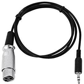 DMX-Adapter OUT Klinke 3,5/XLR 1m