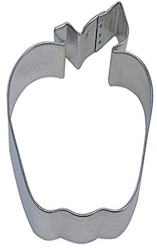 R&M Apple 4 Cookie Cutter in Durable, Economical, Tinplated Steel