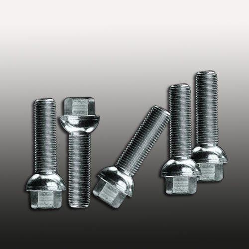 10 Stück Radschraube Kugelbund M14 x 1,5 38mm Schaftlänge passend für Audi