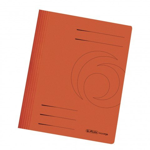 Schnellhefter A4 Pappe (Manila-Karton) kfm.- und Behördenheftung viele Farben zur Auswahl (5 Stück, orange)