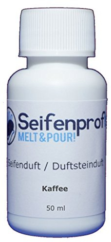 Seifenprofis 50 ml Seifenduft (Kaffee) Duftöl zur Seifenherstellung 100% vegan biologisch Badebomben Kerzenduft Raumduft Seifengießen