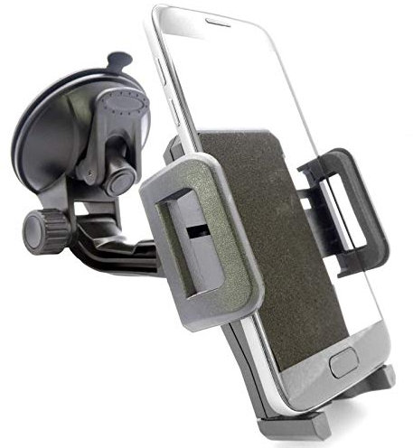 Universal Handyhalterung Autoscheibe Saugnapf Scheibe Auto KFZ Handy Halterung Halter z.B. kompatibel mit Samsung S24 S23 S22 S21 A55 A54 A35 für iPhone 15 14 13 12 11 XR FE Plus Ultra Mini Lite Pro