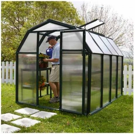 Canopia Serre de Jardin en Polycarbonate Rion Eco Grow 5,36 m², Ancrage au Sol Oui
