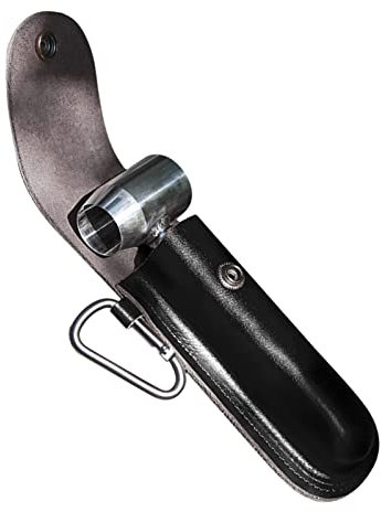 BOSUGE Handbohrer, Erdbohrer, Spirallochbohrer, manuelles Bushcraft-Überlebenswerkzeug, Outdoor-Lochbohrer mit Koffer für Camping-Brennholz