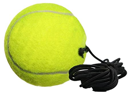shangjia 5 Solo-Tennisball mit Schnur, String Ball Ersatzbälle für Tennistrainer, Tennis-Trainingsgeräte für Tennistrainer-Übungen