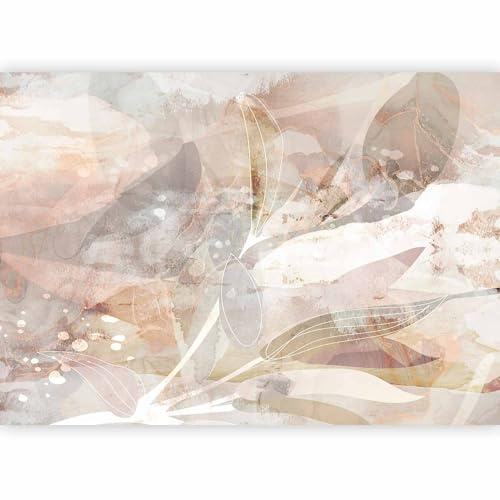 murando Carta da parati Foglie 450x315 cm Fotomurali in TNT Murale alla moda Decorazione da Muro XXL Poster Gigante Design Cameretta Carta per pareti Pianta Di Foglie Astrazione Natura a-A-10253-a-a