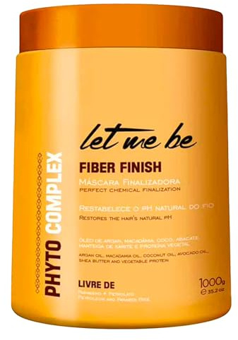 Let Me Be – Phyto Complex Finishing Mask – Faser-Finish, absoluter Schutz und Glanz nach dem Bleichen, stellt den natürlichen pH-Wert wieder her, Argan, Macadamia- und Avocadoöle, 1Kg