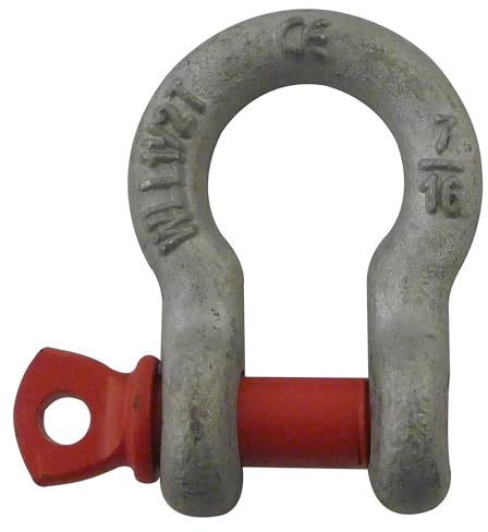 Manille lyre haute résistance acier galvanisé - CU 500Kg - Lot de 2