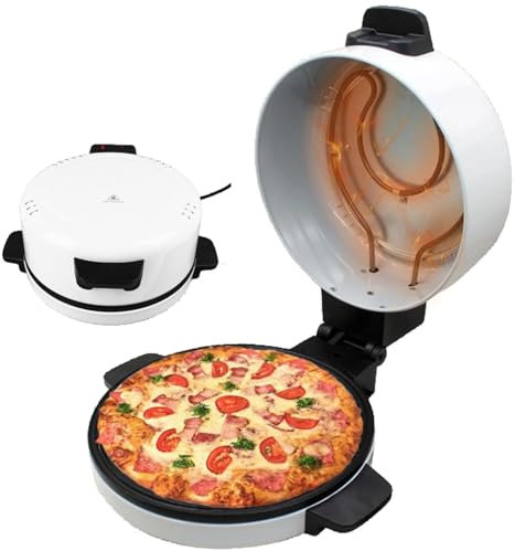 Electric Pizza Oven, 2000W Electric Pizza Maker, Tabletop Pizza Oven, Crepe, Pancake and Omelette Maker, Indoor Portable Pizza Oven, 220-240° automatic power off, for Home use