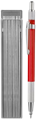 Mechanischer Zimmermannsbleistift, 2,0 mm Metallmarker, eingebauter Spitzer, Schweißerbleistift, Pipefitterwerkzeuge, 12 cm, Tischlerset, Konstruktionsmarkierungswerkzeug,