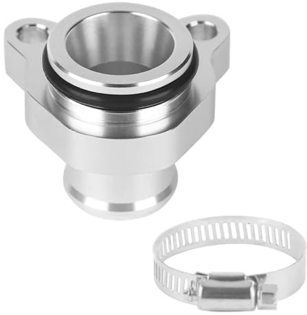 Hoite Brida de manguera de refrigerante de motor de aluminio para motores 1/3/5/6/7/Z4 (N51/N52/N53/N54 3L). Reemplaza 11537541992 y 11537544638.