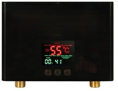 Chauffe-eau instantané, Chauffe-eau Instantané 3000W/5500W, Radiateur Électrique Mural For Salle De Bain, Douche D'eau Chaude Et Chauffage De Domestique(Zwart,3000W)