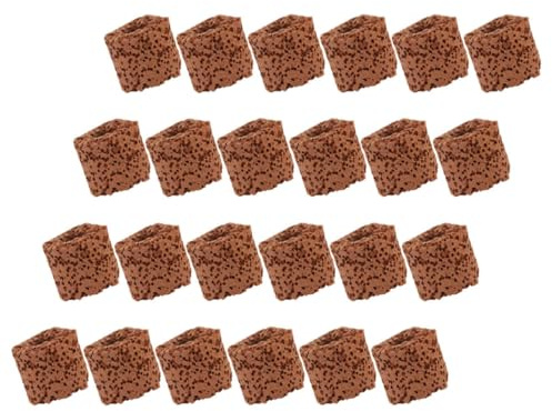 MAGICLULU Lot de 24 Anneaux de Fixation pour Plantes Aquatiques, Poids Stable pour Aquarium Eau Douce et Eau Salée, Support Fixe pour Décor et Plantation D’Aquarium, Accessoire Jardinage
