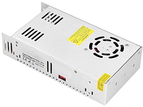 Aramox Fuente de Alimentación Conmutada, Fuente de Alimentación Conmutada de 400 W de Acero Inoxidable 36 V 11 A AC115 230 V de Salida única para Kit de Enrutador CNC de Motor Paso A Paso,