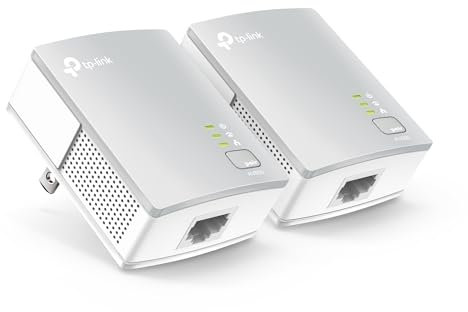 TP-Link AV600 Nano Powerline Adapter Starter Kit, up to 600Mbps (TL-PA4010KIT)