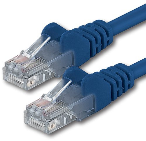 1aTTack.de 15m - blau - 1 Stück - CAT.6 CAT6 Ethernet-Lan-Netzwerk-Kabel 1000 Mbit/s Patchkabel