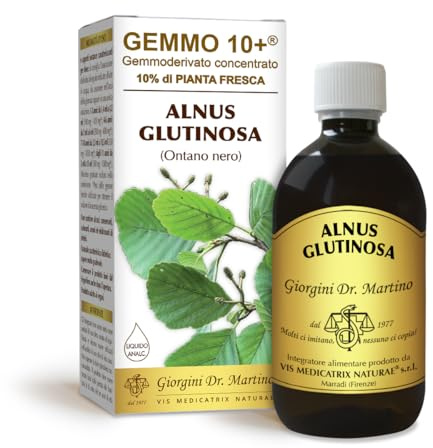 Dr Giorgini Integratore Alimentare, Ontano Nero Gemmoderivato Concentrato Liquido Analcoolico - 500 ml
