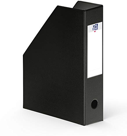 OXFORD A4 Back 7 cm Hårt PVC-täckt kortomslag svart