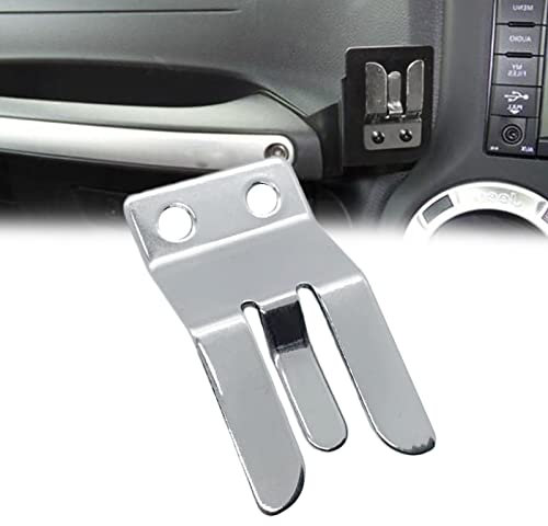 Marine Boat - Supporto per microfono radio a 2 vie CB/Ham VHF, in acciaio inox, per camper, jet yacht, 1 x 1-7/8