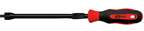 KS Tools 911.9003 Tournevis Pose-Vis fente, 5mm - L.150 mm | Tournevis pose-vis Fente, 3 mm - L.125 mm, chrome vanadium, vissage précis