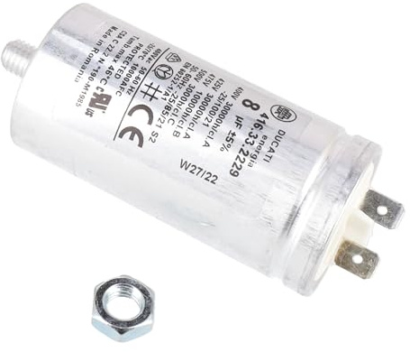 sparefixd Condensateur 8uF pour sèche-linge Proline