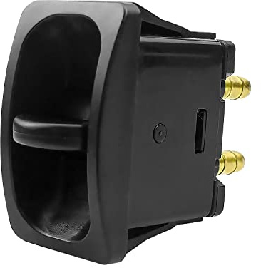 Air Spring Activation Switch ABS Pneumatic Fit for Seat Lift Valve Paddle Type Push to Snap Tab ON Off ON Compressor Accessory Ride Suspension Control Switch