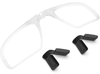 PapaViva Einsatz Clip-On Objektivträger für Oakley Jaw-breaker OO9290 / Jaw-breaker Asian Fit OO9270, Transparent, 0
